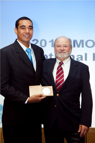 James Fanifau and the cruising sailor he saved - Dr Jerome Morgan ©  SW